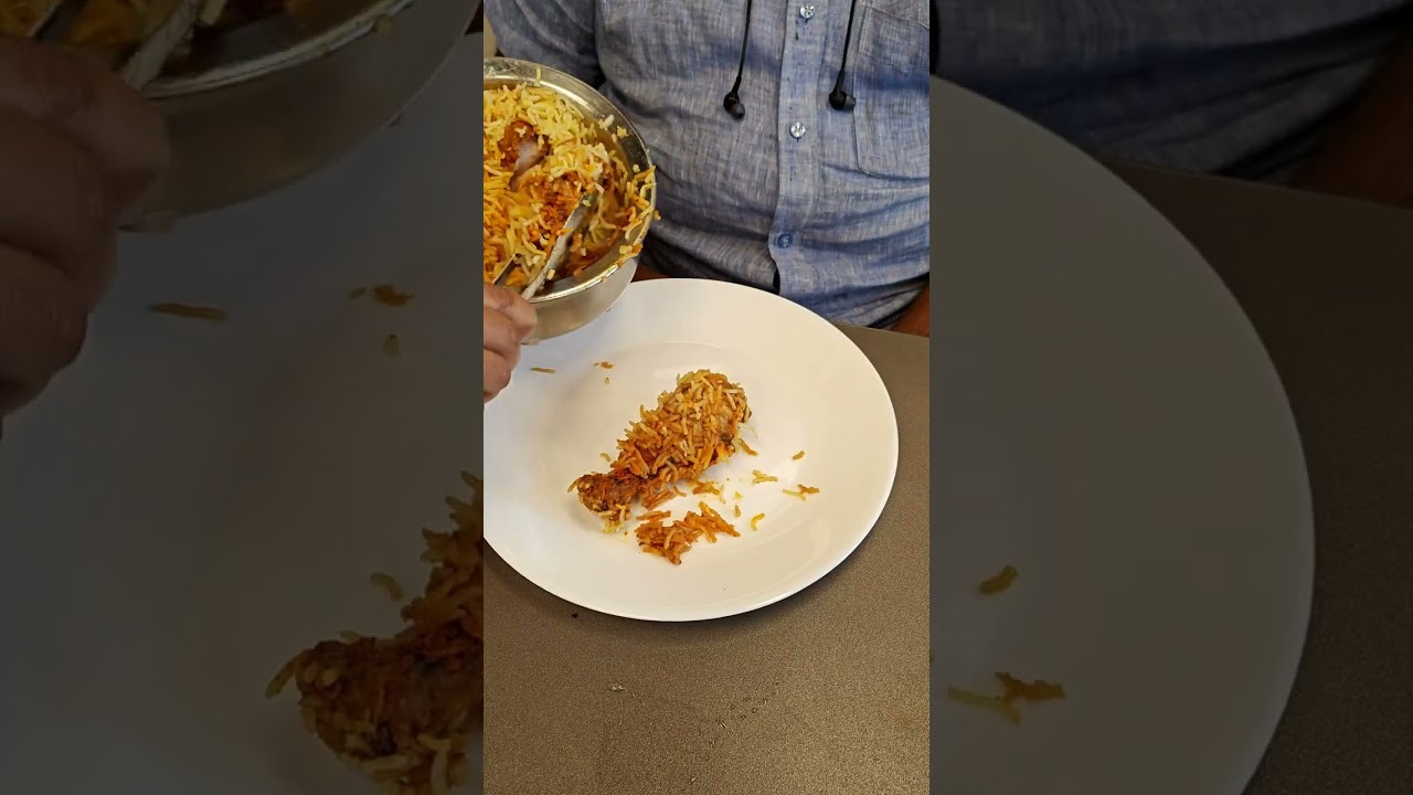 My Brother Strict Dieting | Peri Peri Chicken Biryani |Weight loss Journey Continues #shorts #foodie