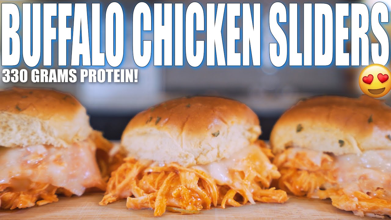 ANABOLIC BUFFALO CHICKEN SLIDERS | High Protein Bodybuilding Party Recipe