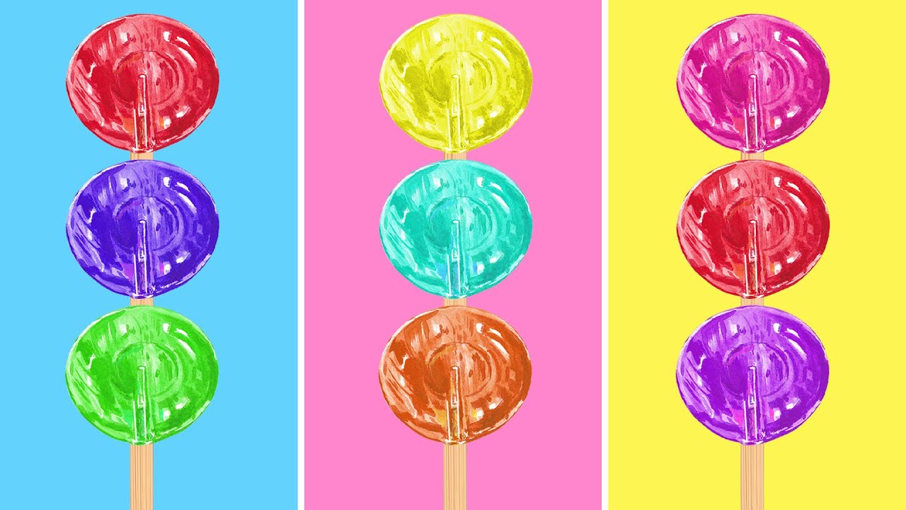Colorful Lollipop Candy Ideas | How To Make Lollipop | Candy Lollipop | Hoopla Recipes