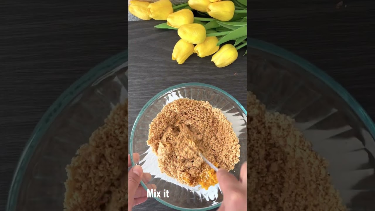 No flour,Only 2 ingredients!the recipe that impressed everyone! #dessert #asmr #shorts#highlights