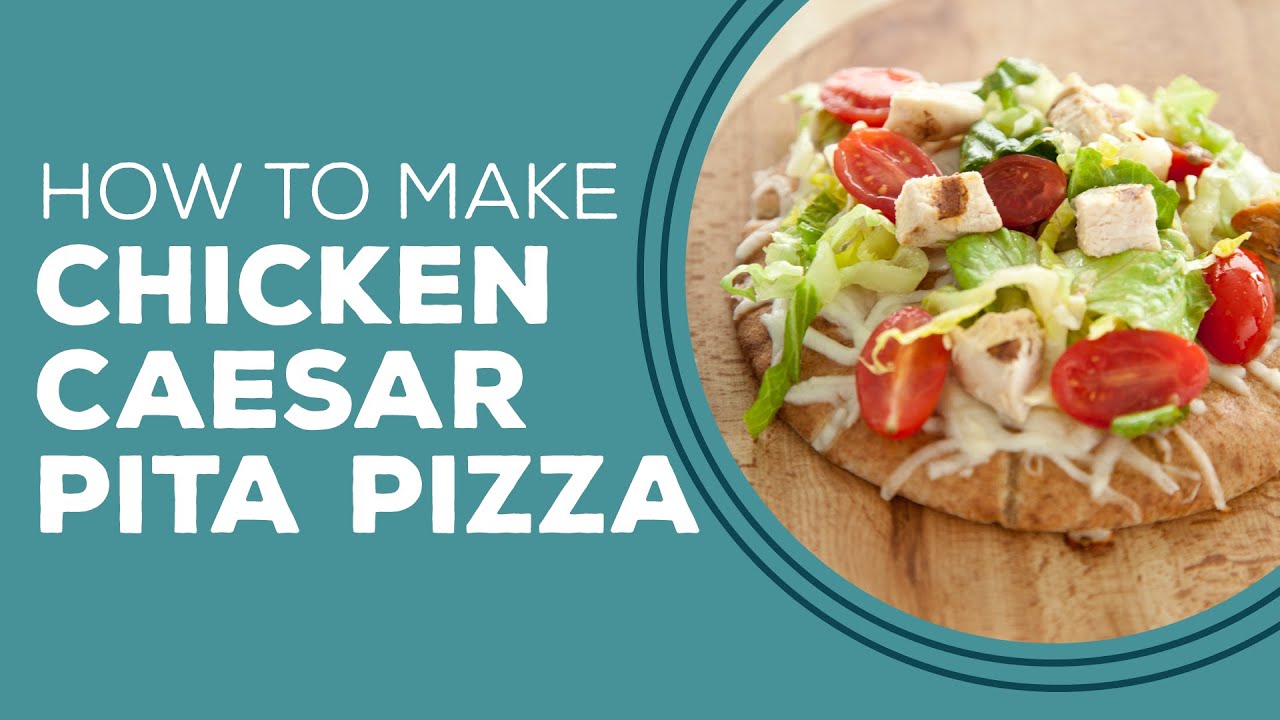 Blast from the Past: Chicken Caesar Pita Pizza Recipe | Leftover Chicken Recipes