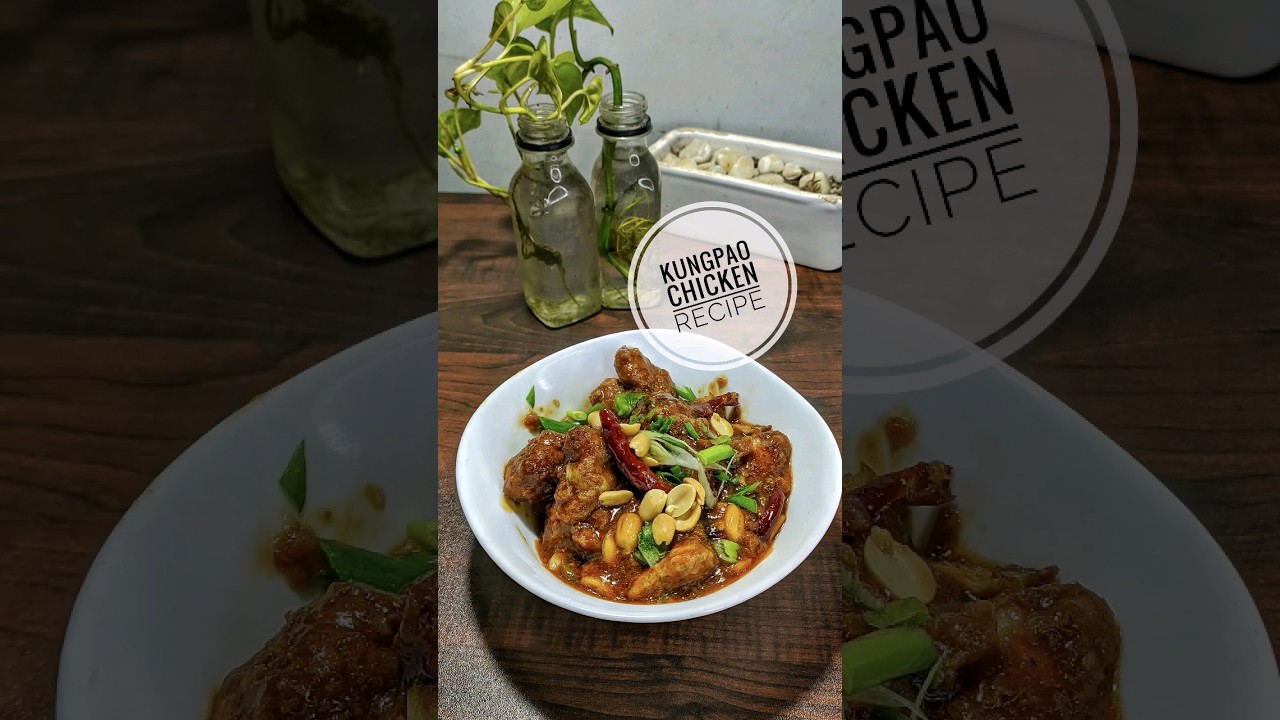 KungPao Chicken Recipe , Very Yummy and super easy #kungpaochicken #chickenrecipe  #shorts