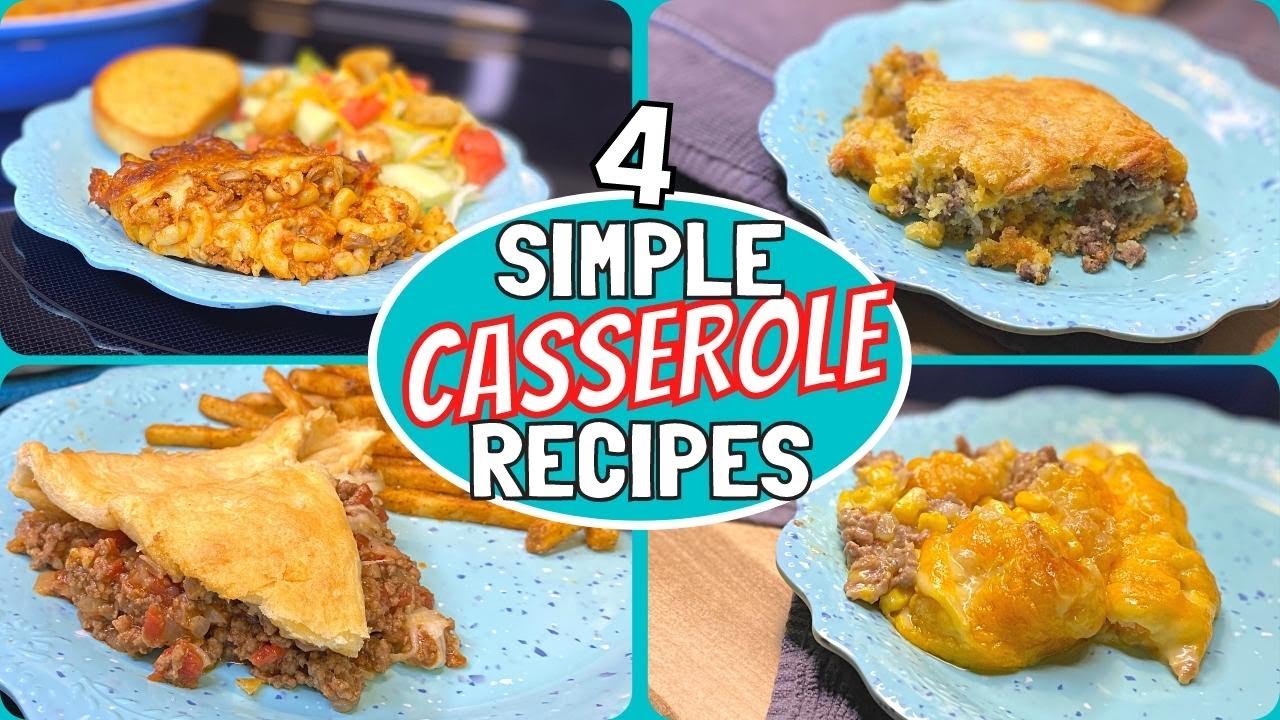 4 EASY GROUND BEEF Recipes that will change your life!