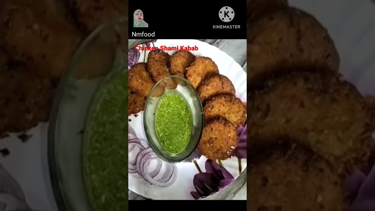 Chicken Shami Kabab Recipe #onyoutube #nmfoodbyrecipes #indianfood #cooking  #chickenrecipe #shorts