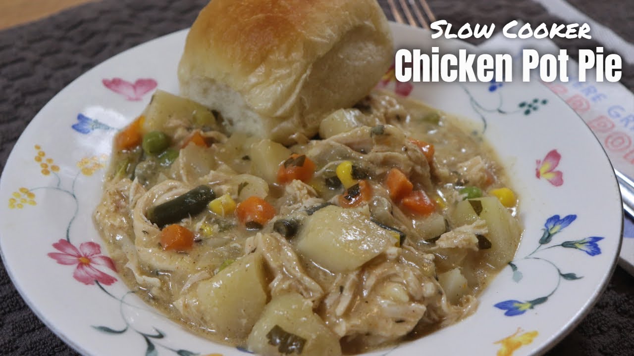 Slow Cooker Chicken Pot Pie | Delicious Slow Cooker Recipe | MOLCS Easy Recipes