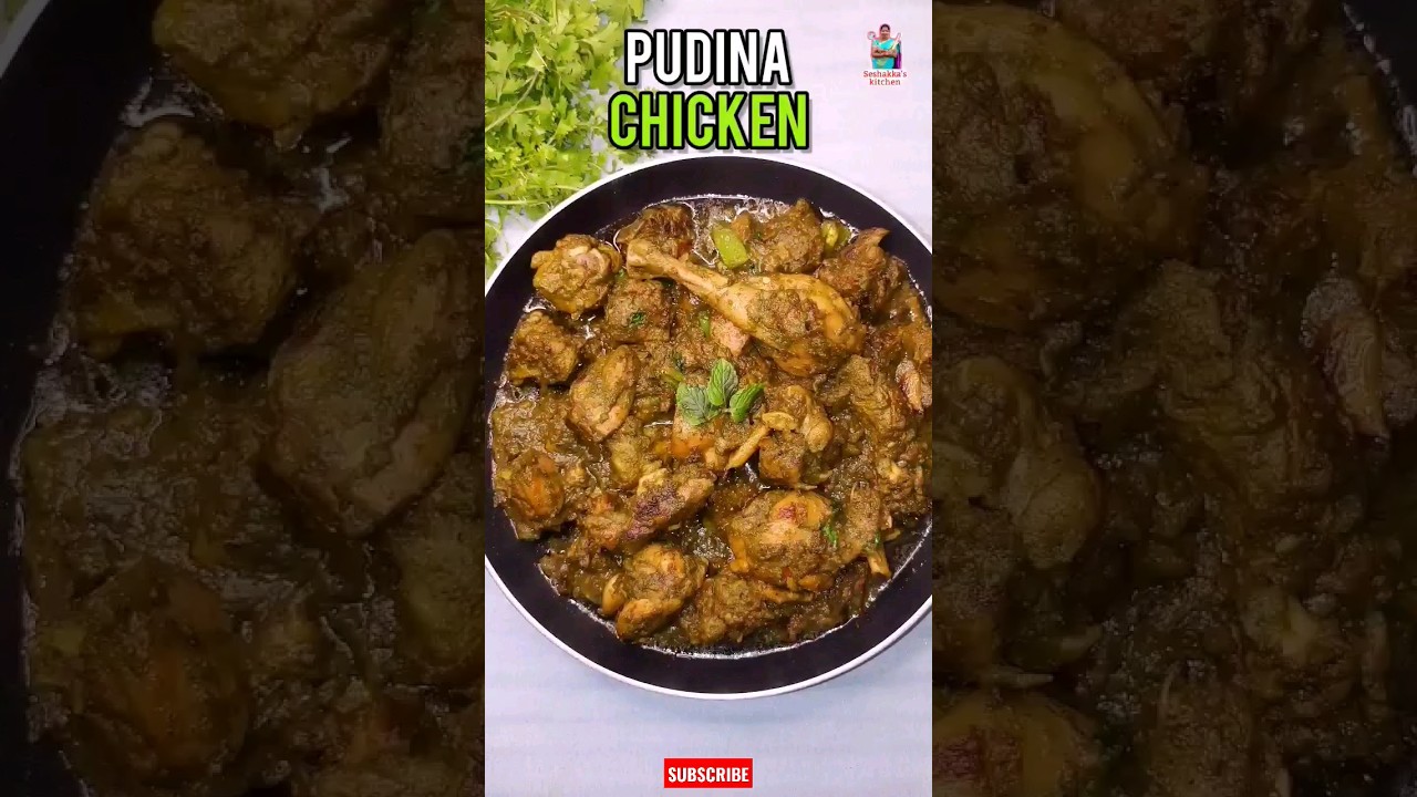 Pudina Chicken | Green Chicken | Chicken Recipes | #chicken #foodshorts #shorts #youtubeshorts