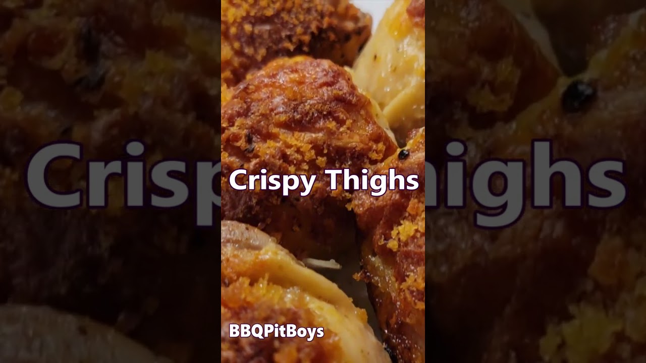 Thinking of grilled Crispy Chicken Thighs #shorts