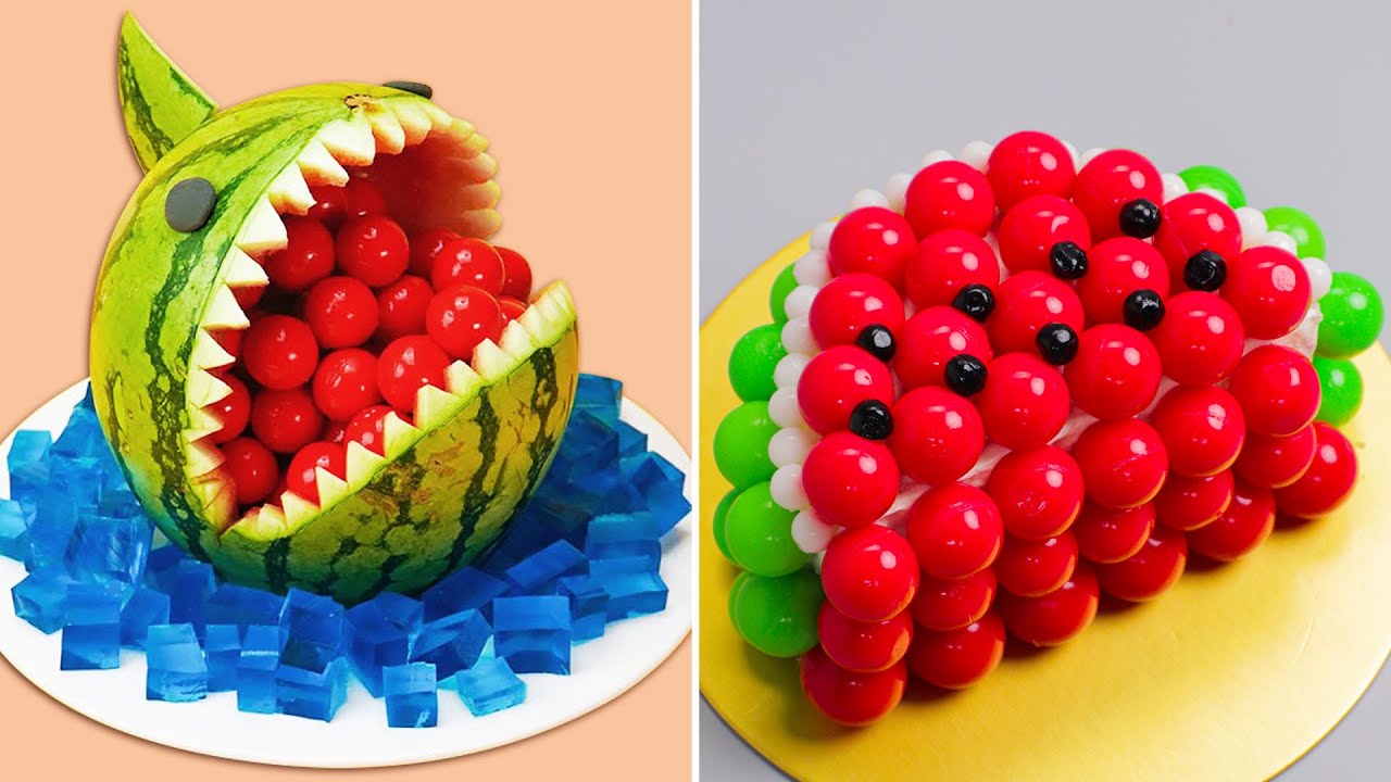 Watermelon Cake Decoration Ideas | DIY Quick and Easy Recipes | Hoopla Recipes