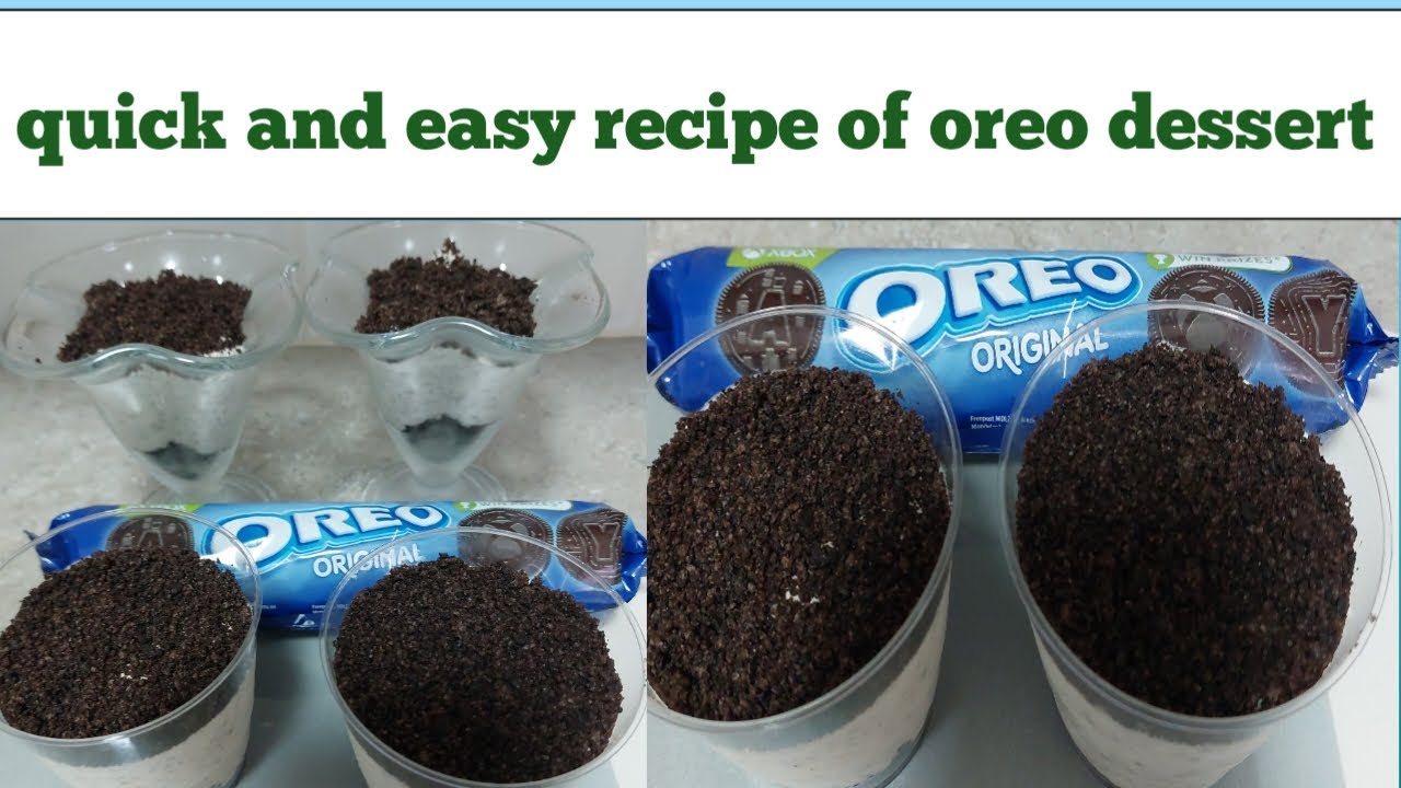 oreo dessert recipes easy|oreo dessert no bake
