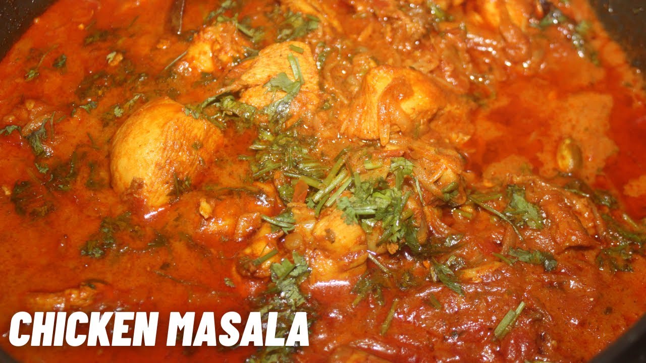 Chicken Masala Recipe | Cashew & Almond Chicken Gravy Recipe