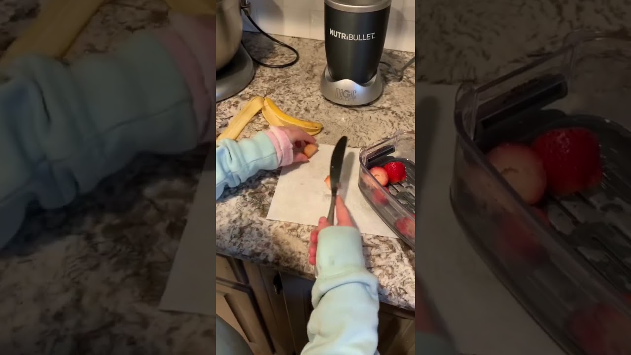 My healthy smoothie recipe!#gymnast #strong #fyp #healthy #Lu’shealthylife