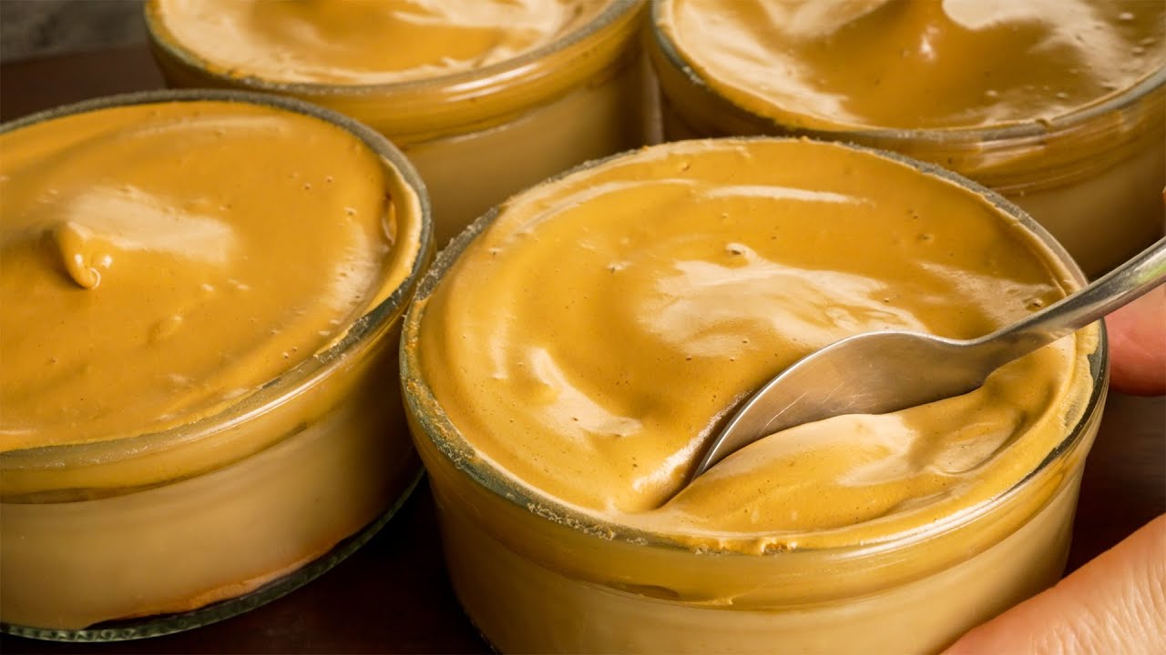 Super light and fluffy Desserts in 10 minutes! Irresistible Creamy pudding! melts in mouth