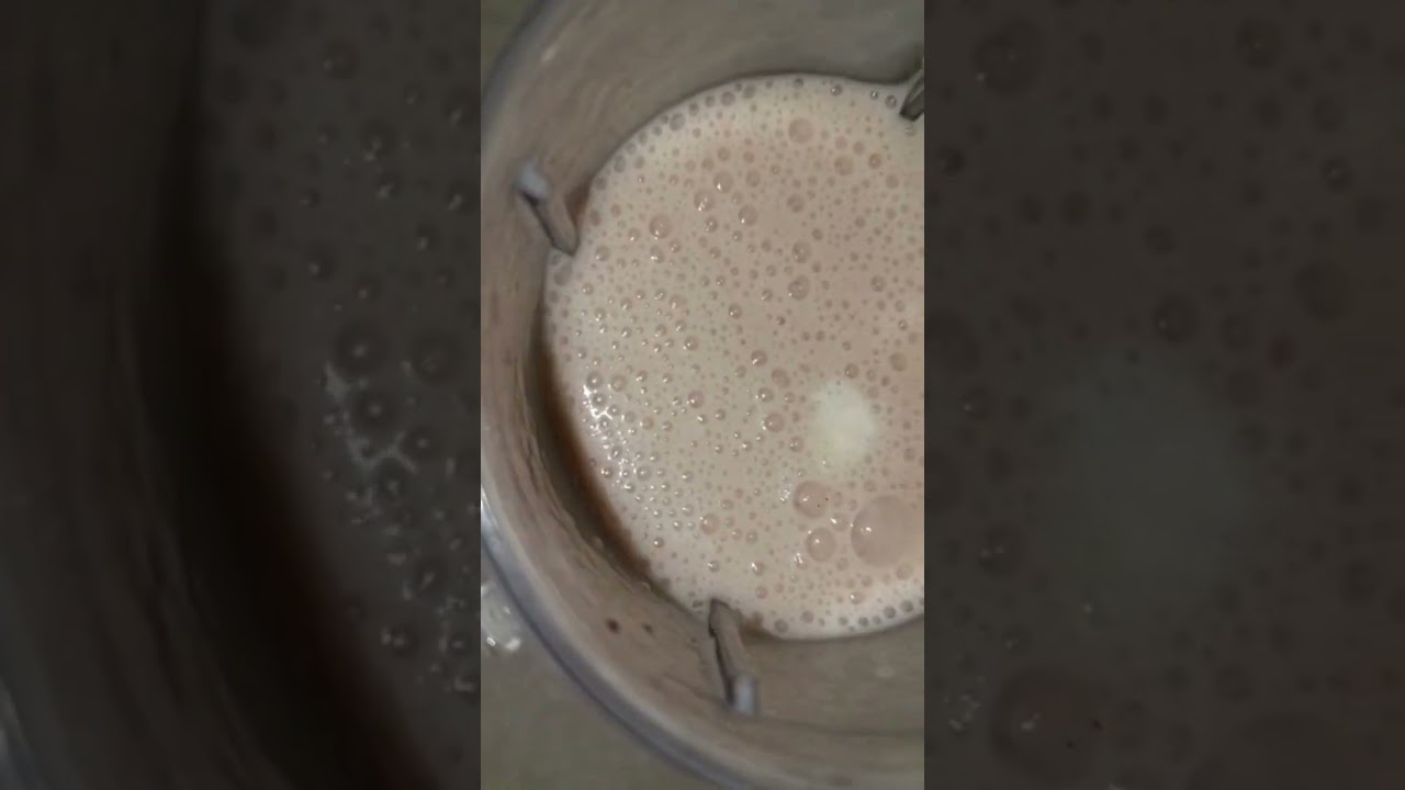 Strawberry Banana smoothie  Recipe#YTshorts#shorts