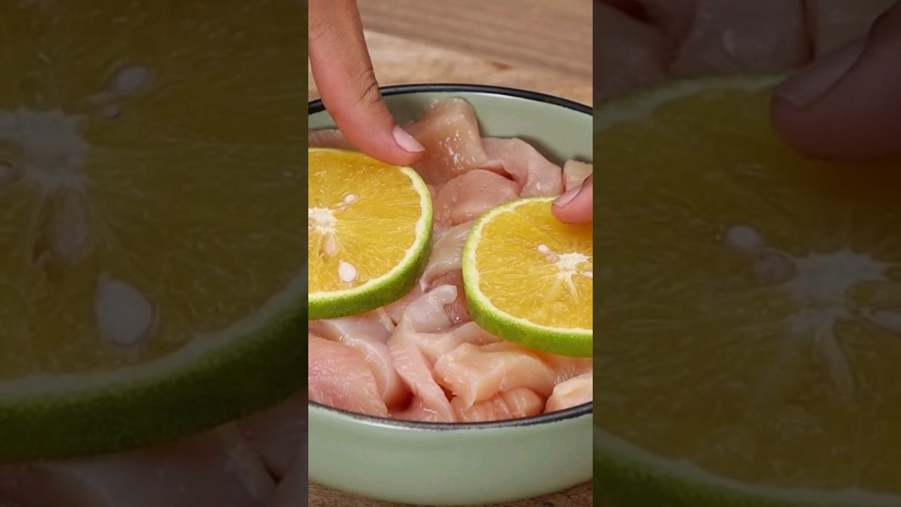 chicken and oranges at home, make this quick and delicious recipe.