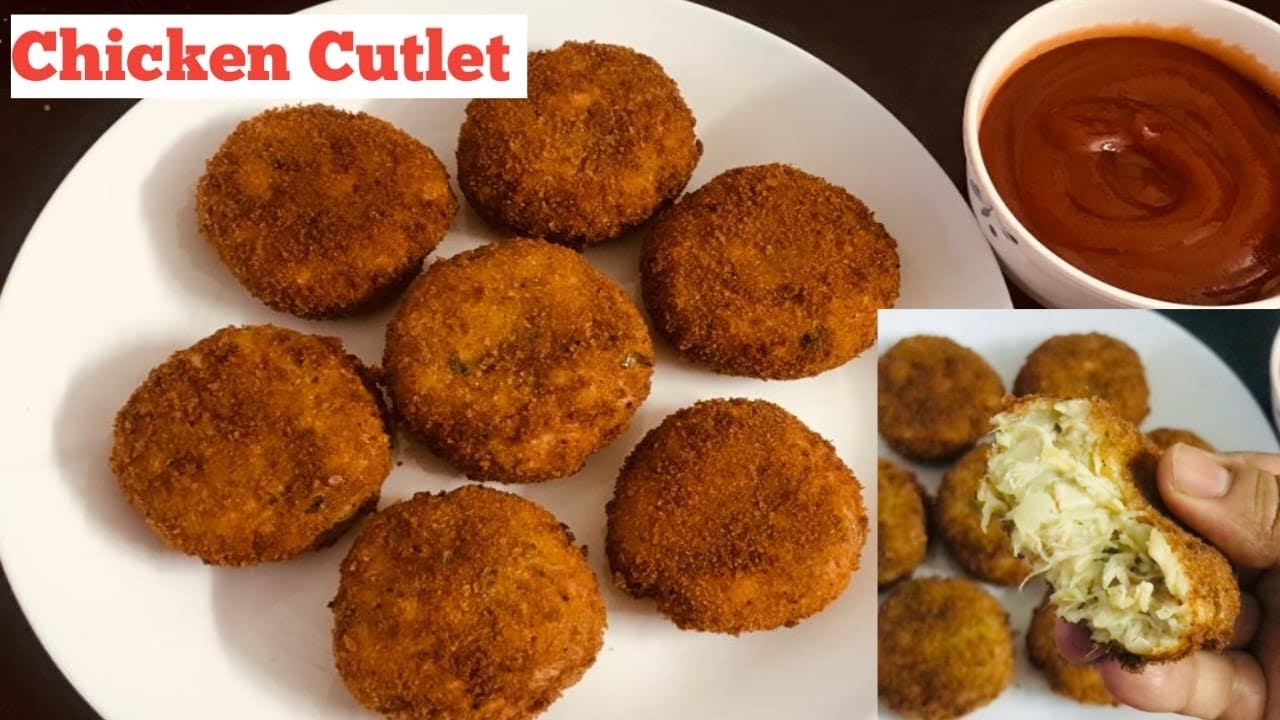 Chicken cutlet | How To Make Chicken Cutlet At Home | Chicken Recipes | Easy And Tasty Chicken Snack
