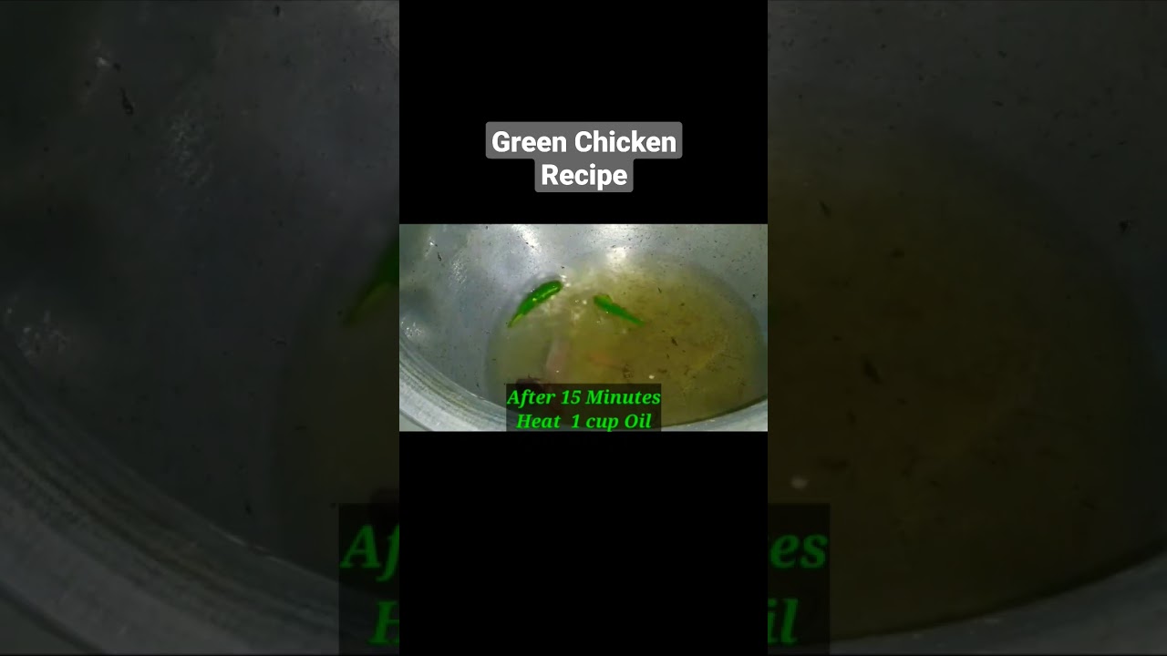 Green Chicken Recipe | #youtubeshorts #shortvideos #shorts #viralvideo #trending #chicken #falacreci