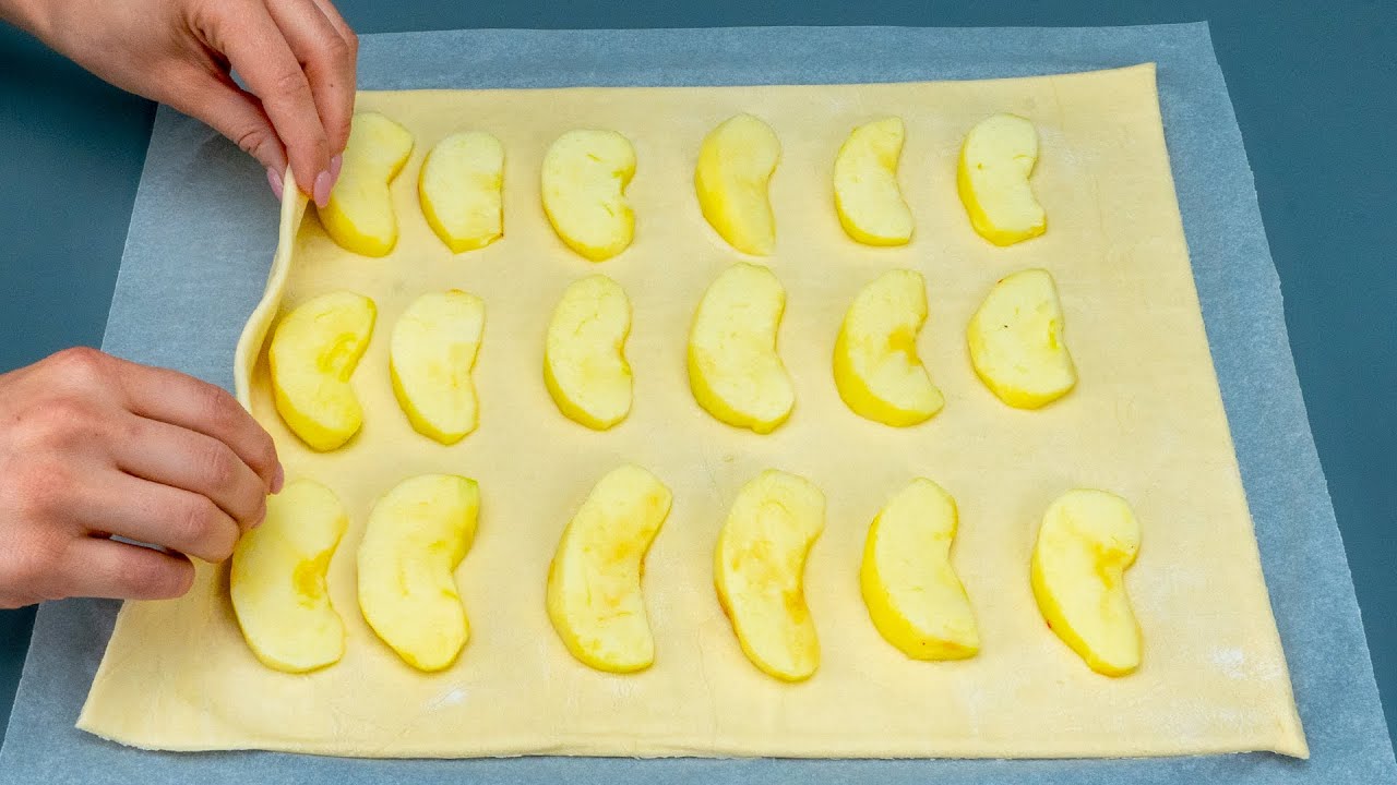 I cook it 3 times a week. Quick dessert of pastry dough and 2 apples