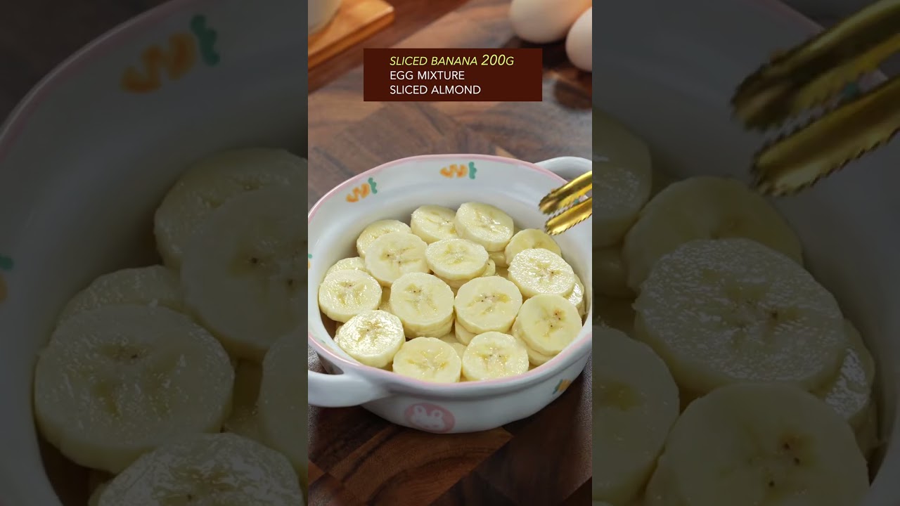 EASY & QUICK BANANA EGG CAKE RECIPE #recipe #banana #baking #airfryer #dessert