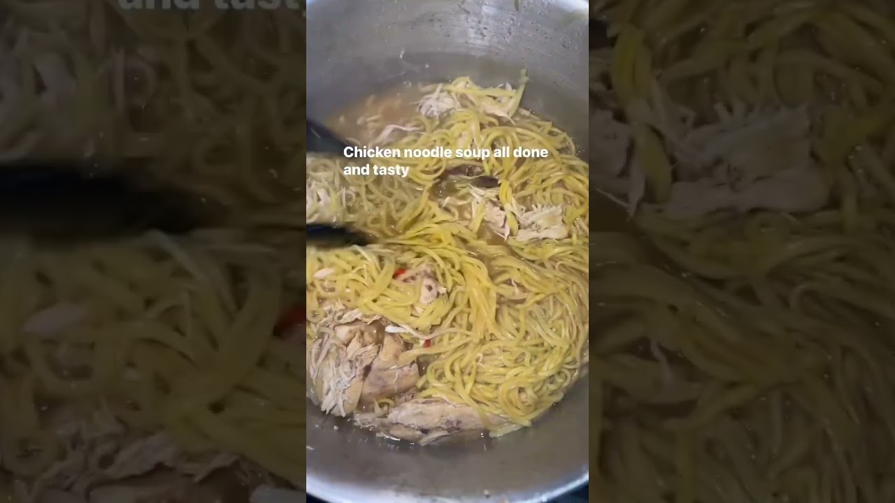 Chicken noodle soup #subscribe #tasty #foodie #youtubeshorts #dinner #delish #chicken #recipes #like