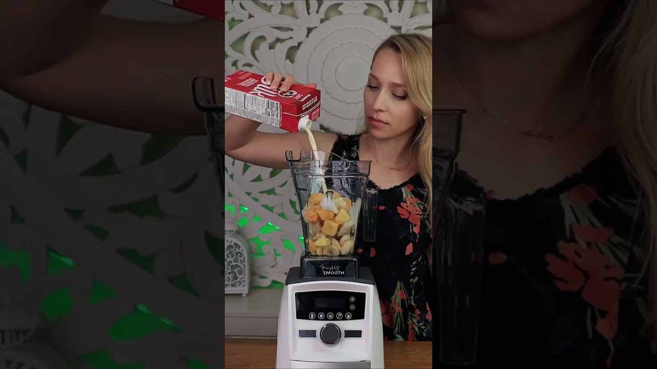 BLUE MANGO thick smoothie recipe #satisfying #healthyrecipes