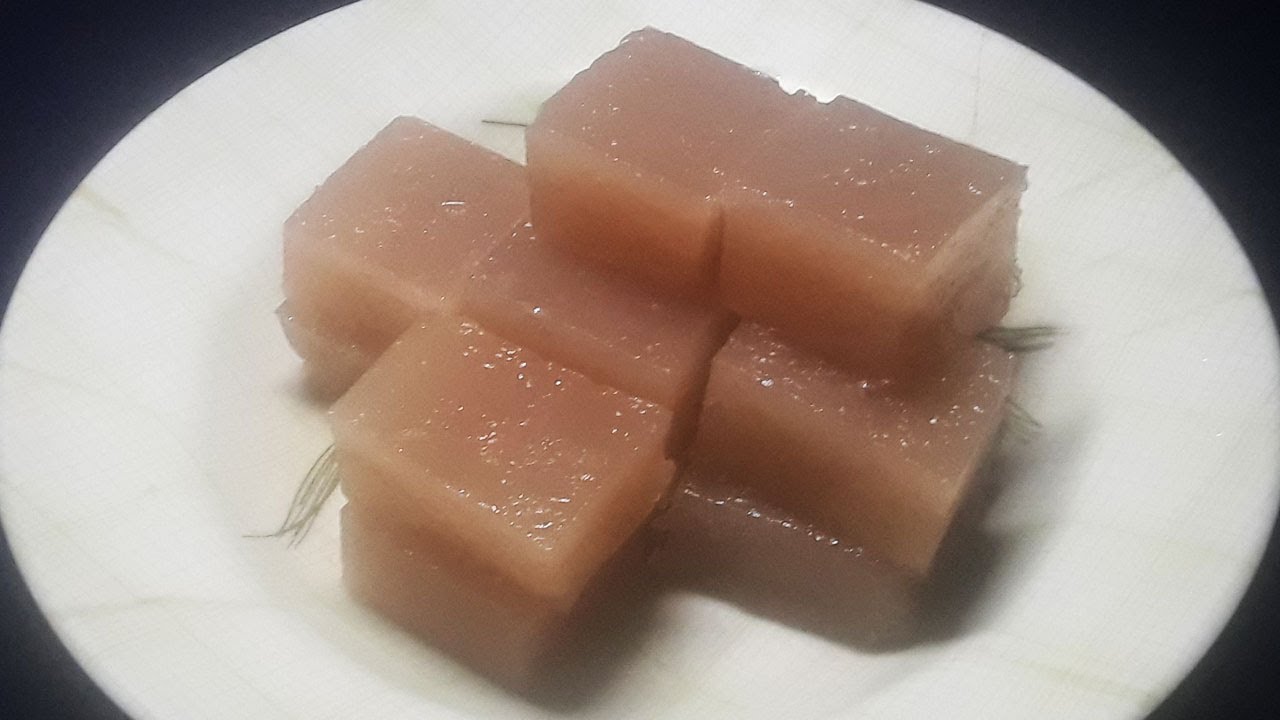 Sweet Pear Corn Flour Pudding / Dinner Recipes / Corn Recipes / Dessert Recipes / Pear Recipes 1442