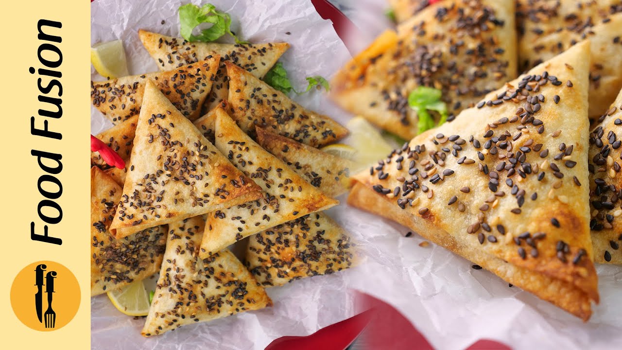 Makhmali Chicken Samosa in Air fryer – Make & Freeze Ramazan Special Recipe by Food Fusion