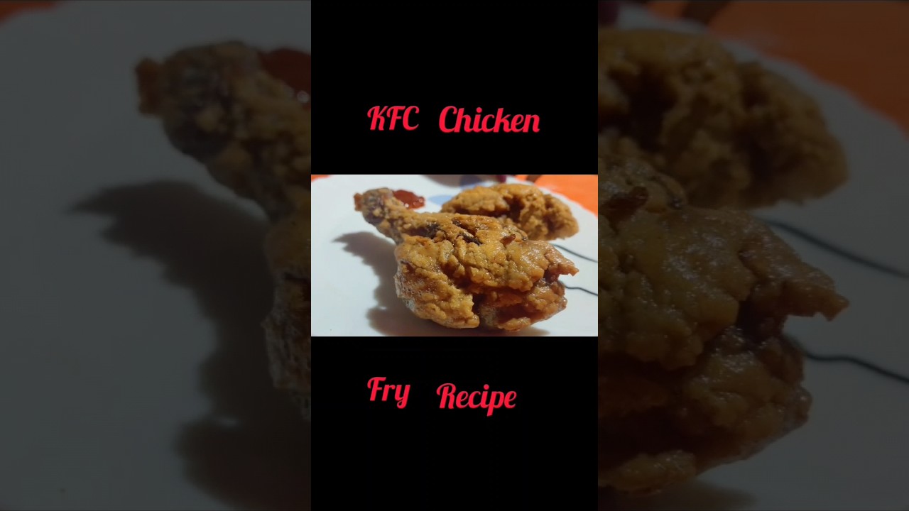KFC chicken fry recipe…#bengaliranna#chickenfryrecipe#cooking #youtubeshorts#viral