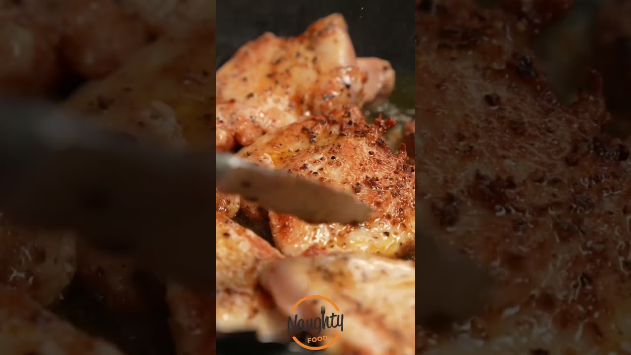 Creamy Dijon Chicken #chicken #foodshorts #chickenrecipe #chickendinner #chickenrecipes #foodshort