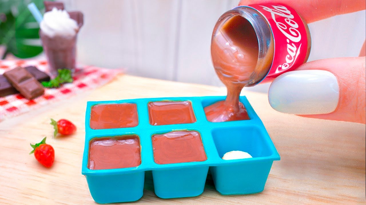 Satisfying Miniature Perfect Coca Cola Chocolate Dessert Recipe – Mini Yummy Dessert Decorating