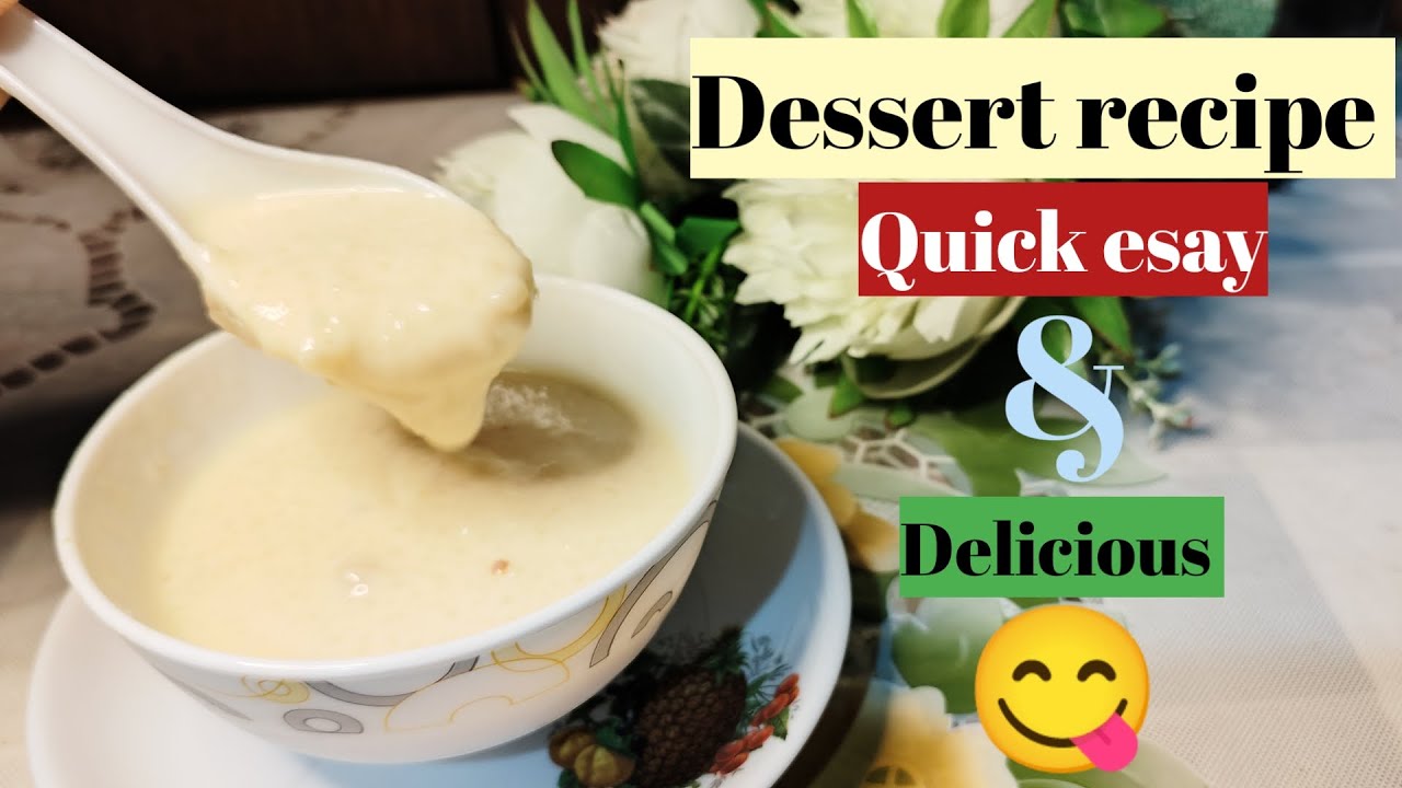 Make a delicious dessert quick & easy | dessert recipes | Firni recipe
