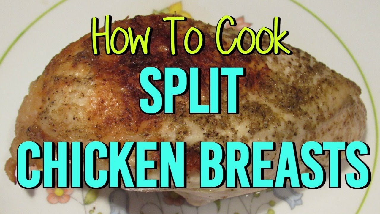 How to Cook SPLIT CHICKEN BREASTS!  Low Carb Baked Chicken Breast Recipe/Tutorial!