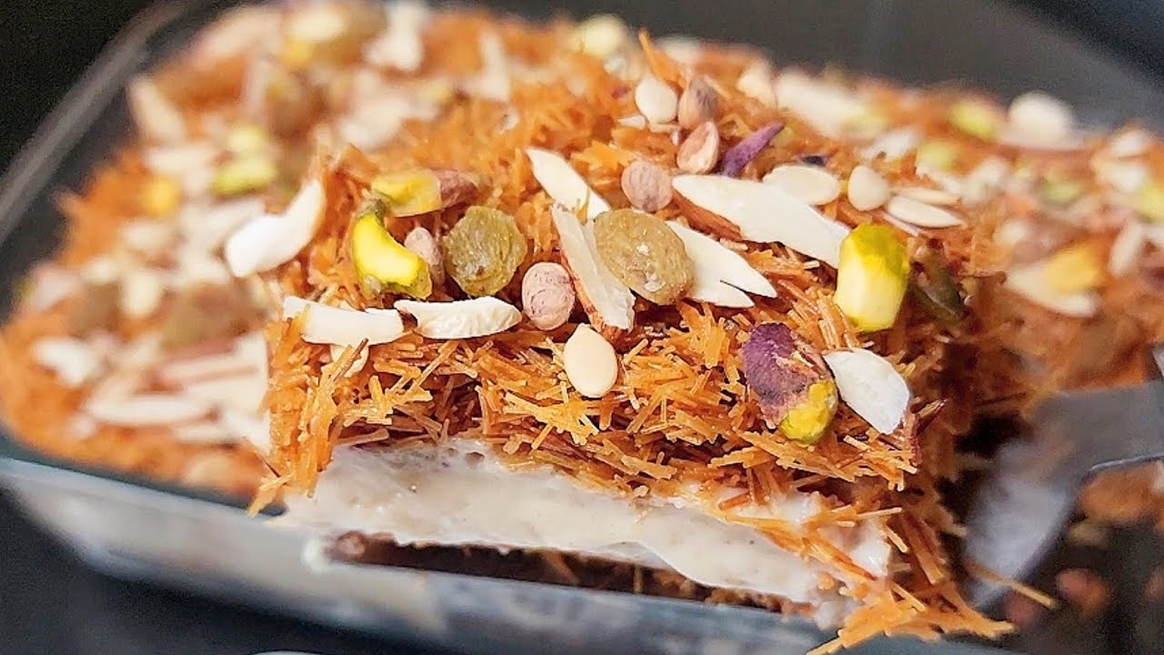 Easy and quick dessert recipe for Ramadan | Dates seviyan pudding | Middle East inspired