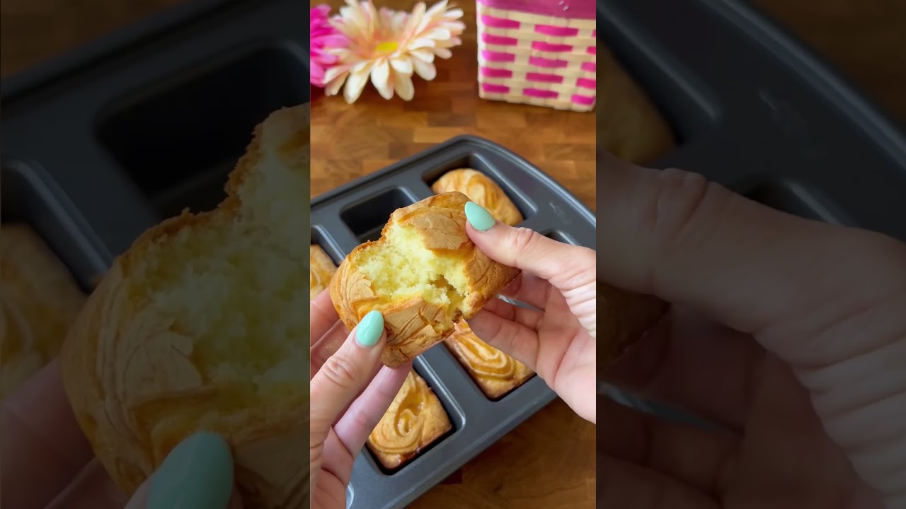 Easy Mini Poundcake #dessert #recipe #shorts #yummy #food #cake #easyrecipe #easydessert