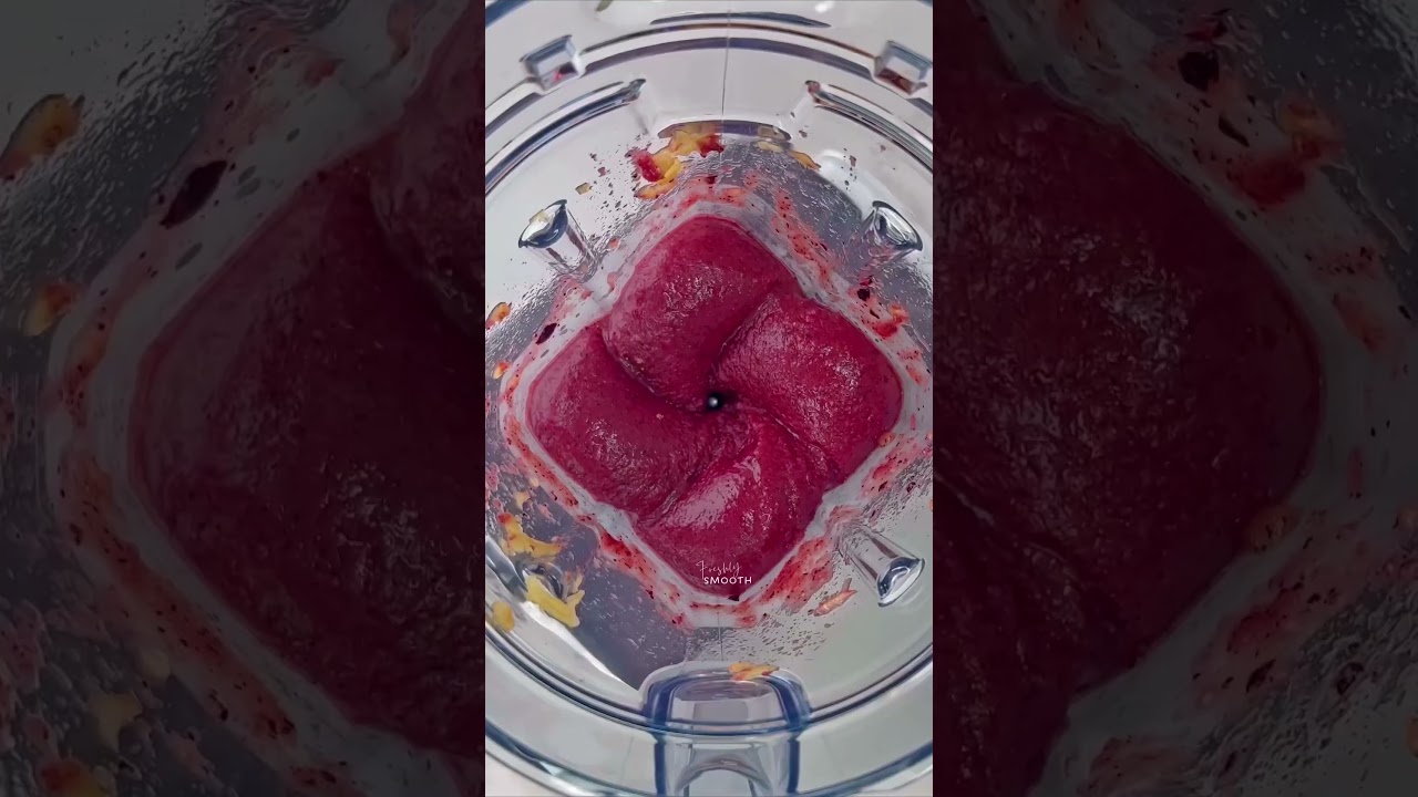 Chocolate Peach 3 ingredients smoothie recipe #healthyrecipes