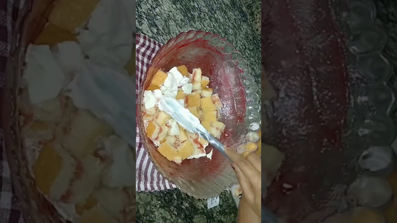 Fruit Trifle Recipe || #ytshorts #fruittriflerecipe #fruitpudding #shorts #viralshort #cake#dessert