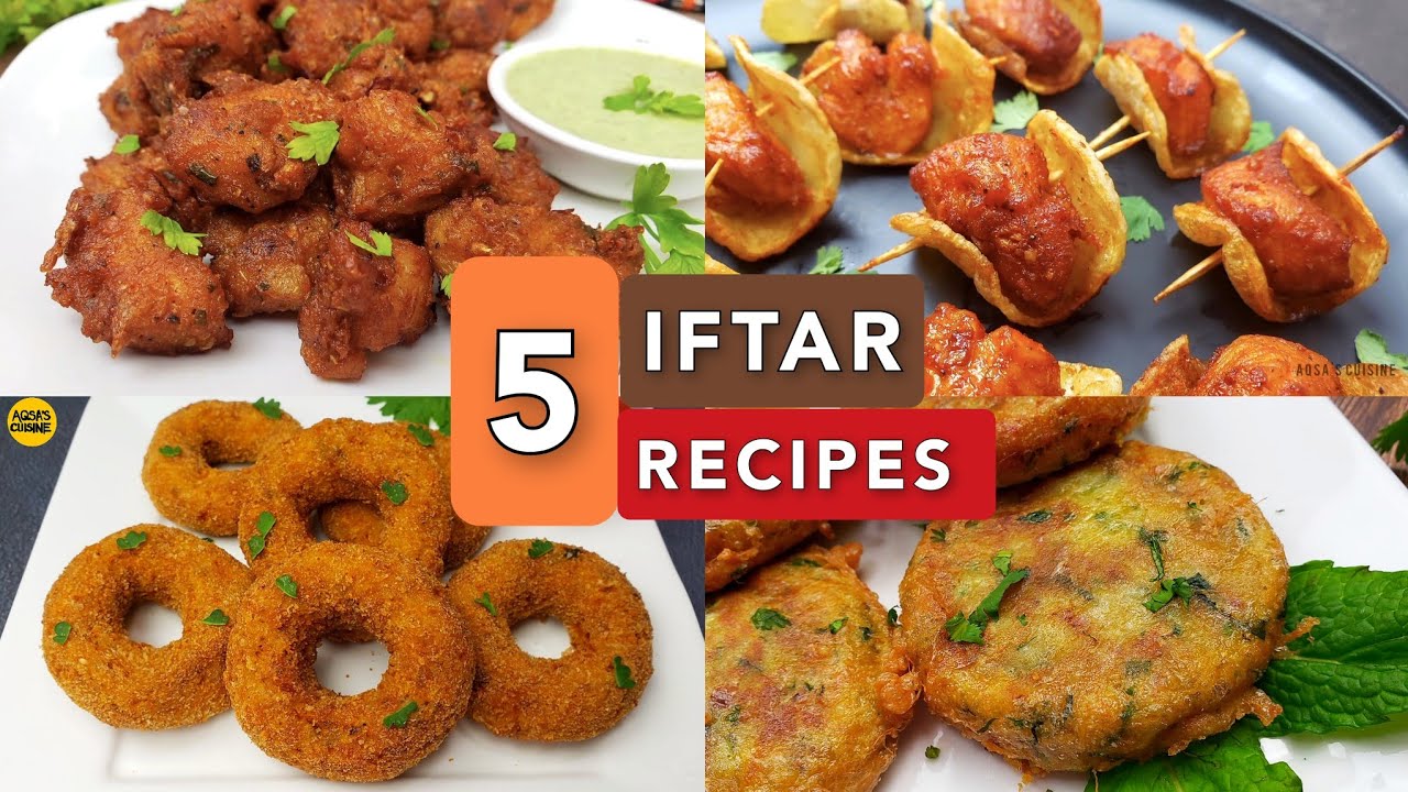 5 Easy Iftar Recipes by Aqsa's Cuisine, Chaat, Kabab, Kebab, Thread Chicken  Bites, Chicken Pakora