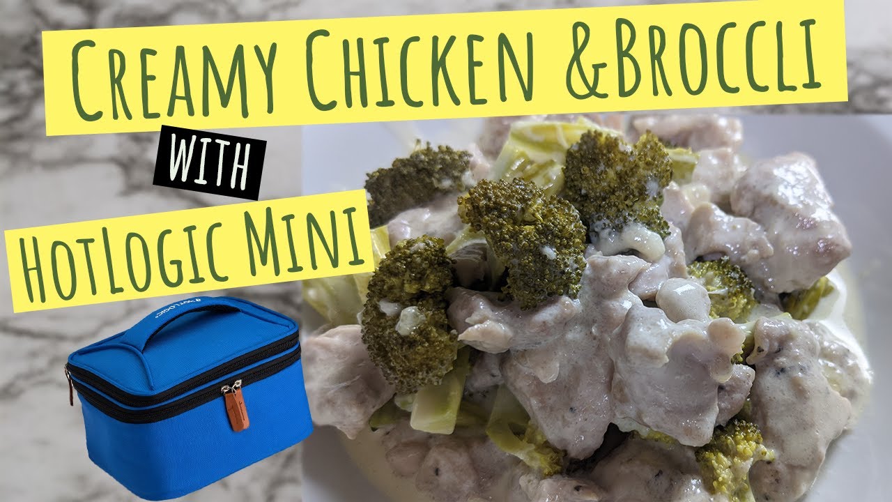 Creamy Chicken & Broccoli | HotLogic Mini Electric Lunch Box Recipe | Keto Friendly