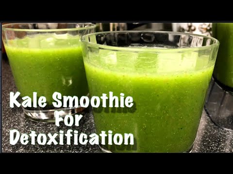 KALE SMOOTHIE FOR DETOX | KALE SMOOTHIE RECIPE | SMOOTHIE FOR DETOX RECIPE | EASY STEP