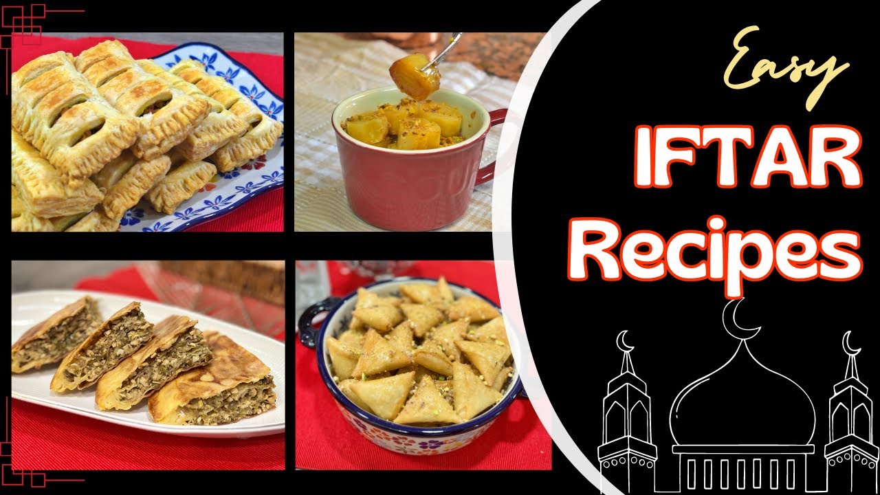 Easy Iftar recipes | Sweet Cheese Samosa | Baklava Bites | Chattipathiri | Chicken Puffs| with Switz