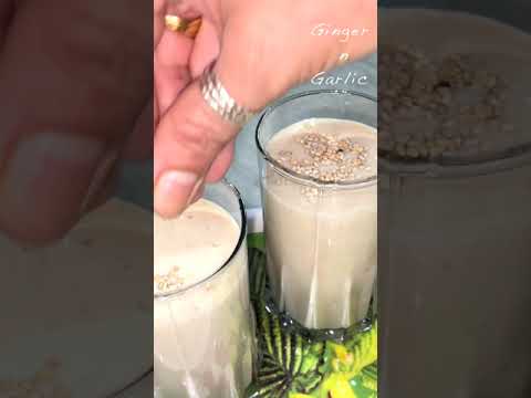 Banana Oats Smoothie Recipe | Ginger n Garlic