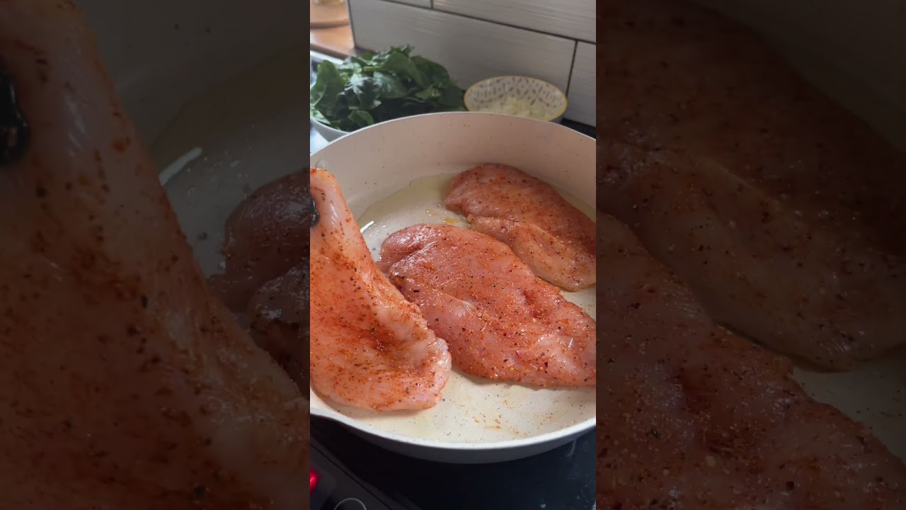 Chicken and spinach tagliatelle :) Recipe is in the comments
