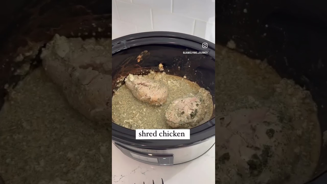 SLOW COOKER CREAMY CRACK CHICKEN | EASY RECIPES | DINNER RECIPES | CHICKEN RECIPES | JAMIE'S JOURNEY