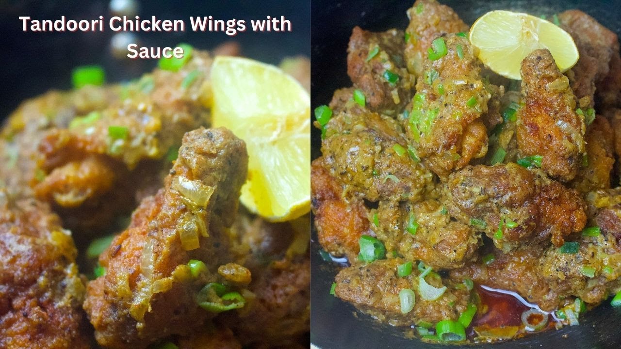 Tandoori Chicken Wings with Sauce – Ramadan Recipe [ in Urdu – Hindi ]