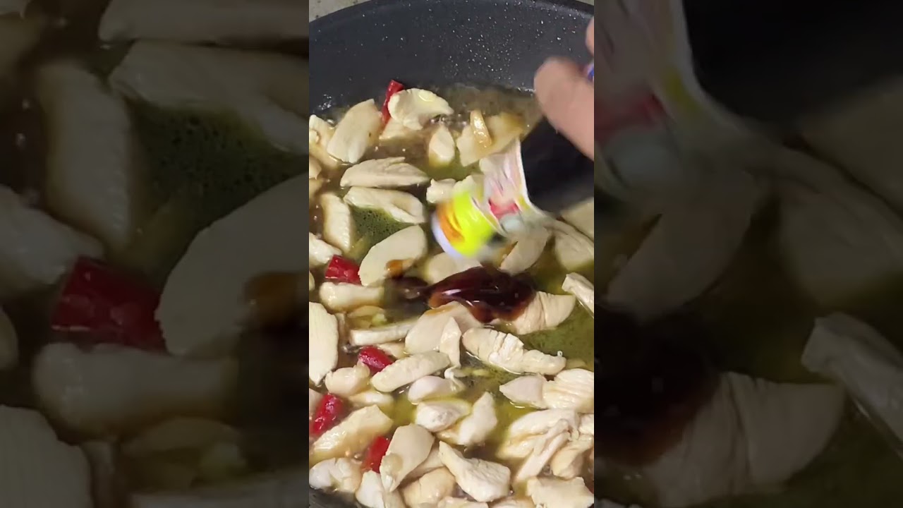 5 minutes recipe!Bok choy with chicken #shorts #viral #trending #cambodia #food #foodie #chicken