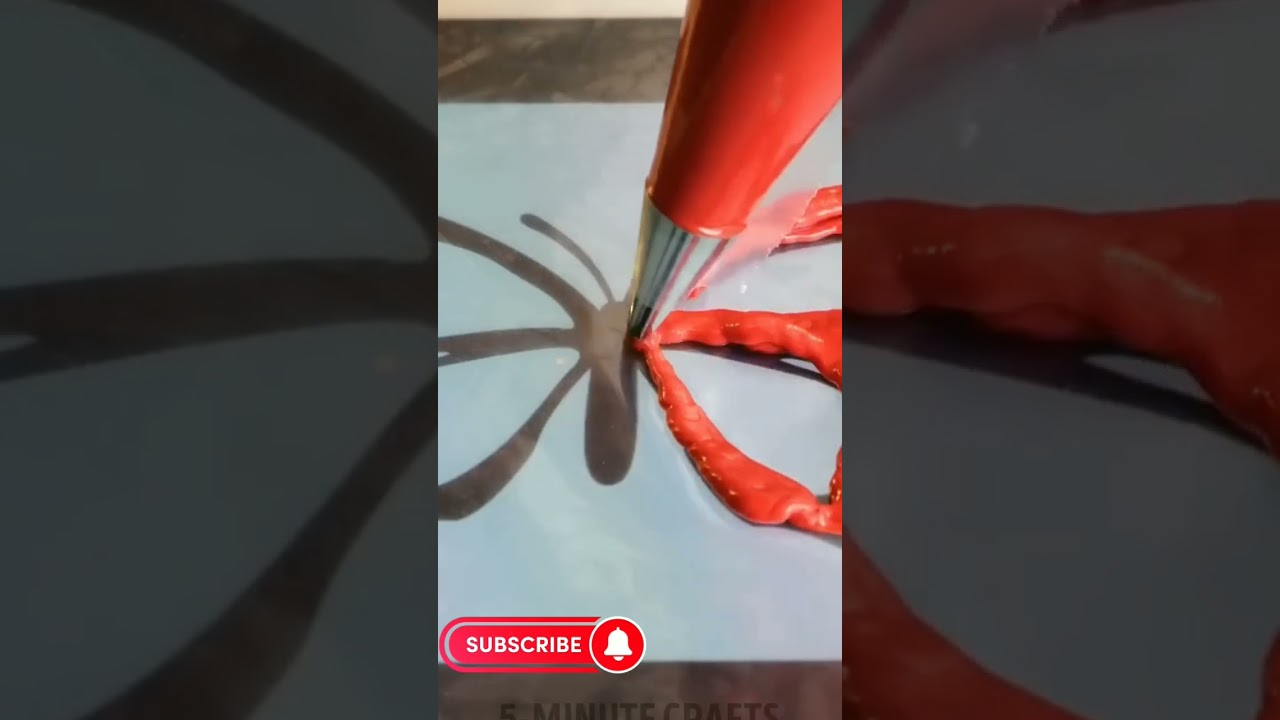 How to Make Easy Butterfly dye | Easy Dessert Recipes 5-Minute Crafts Urdu #shorts #short #ytshort