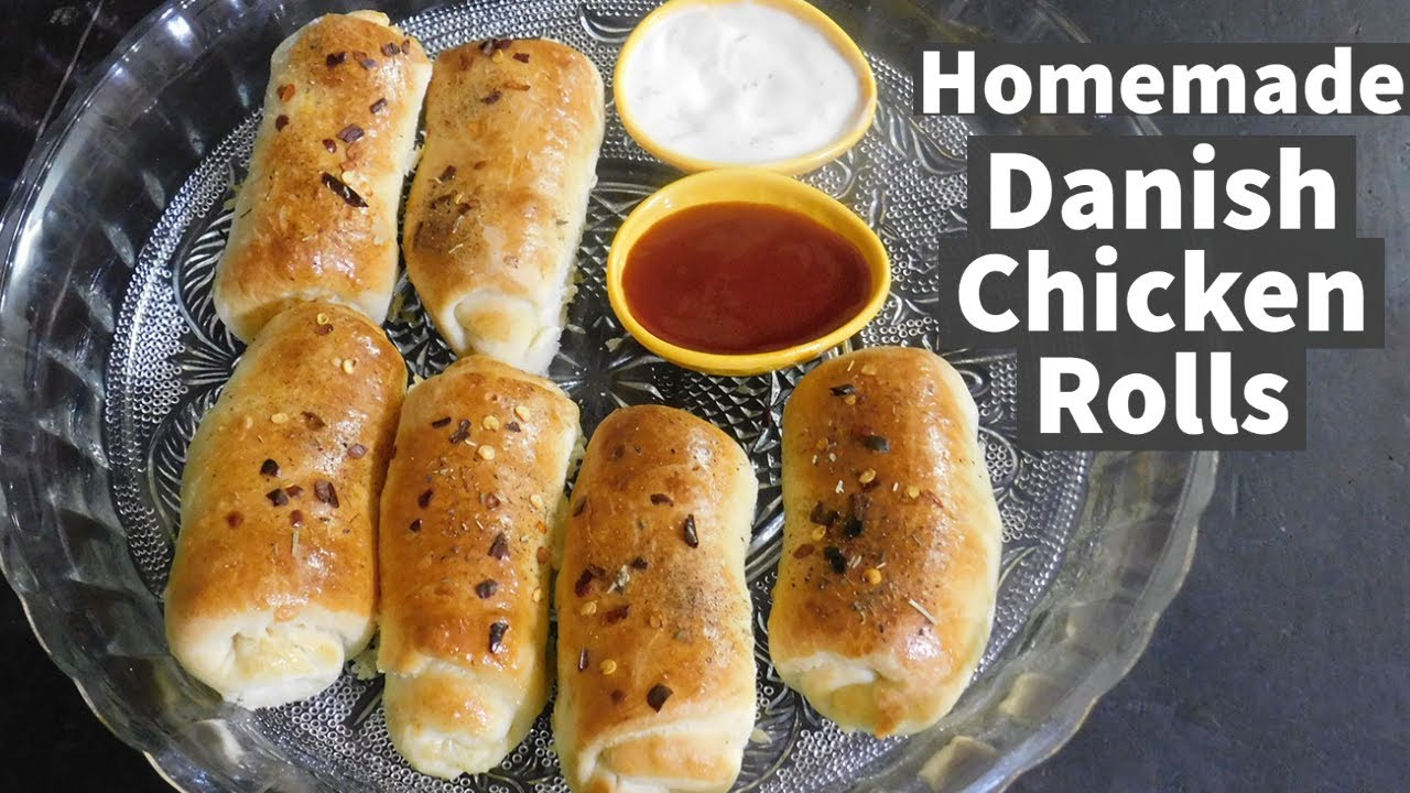 Danish Chicken Rolls recipe | Western Style | Non veg recipes | Tasty Snacks | Professional baker