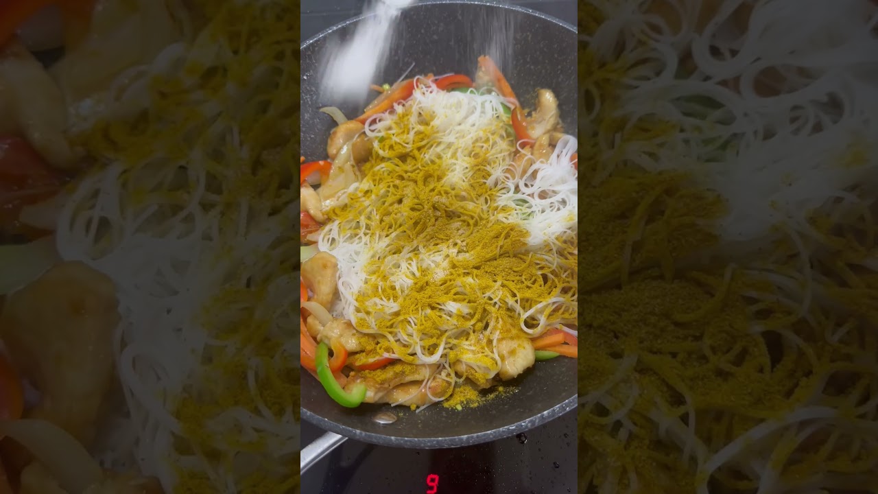 Chicken Singapore chow mein #ziangs #chef #recipe #cooking #food #foodideas #foodlife #chinesefood