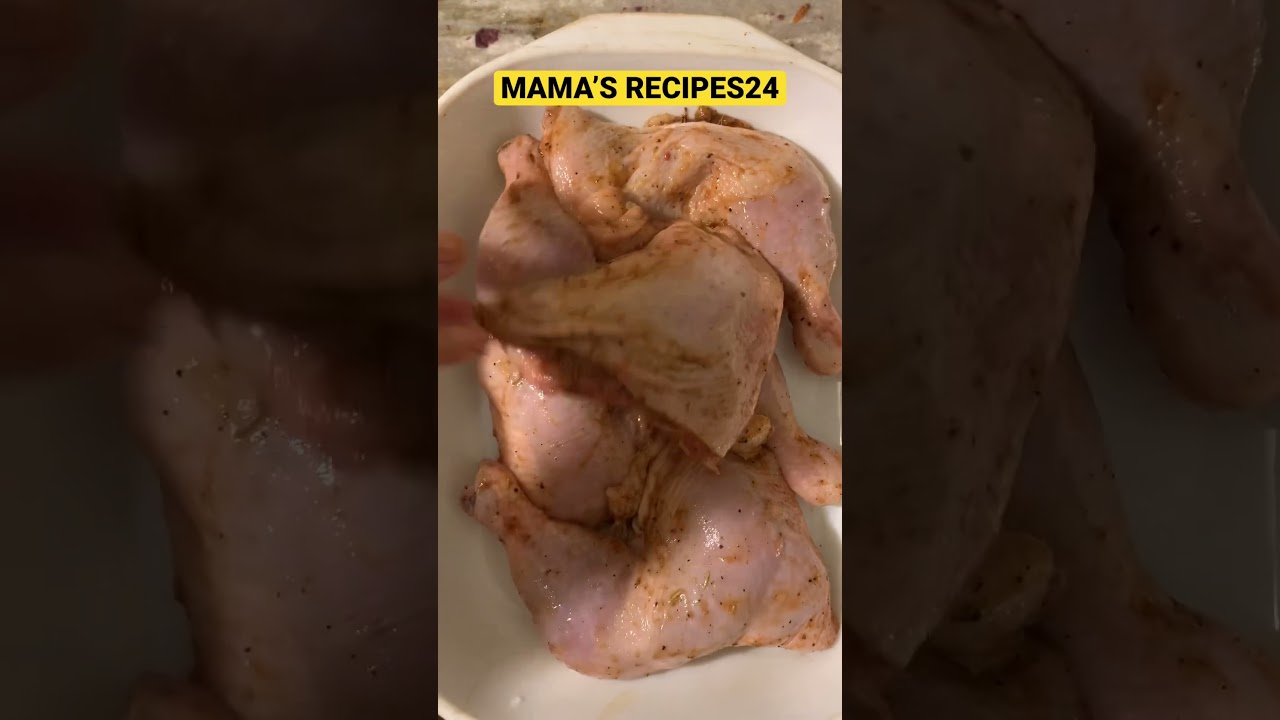 Yummy bake chicken leg quarters