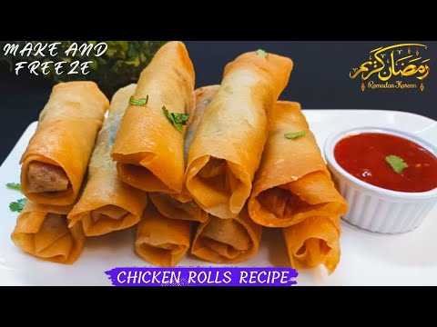 Ramzan Special Recipe | Chicken Spring Rolls Recipe | Iftar Special recipe | Ramadan Recipes 2023