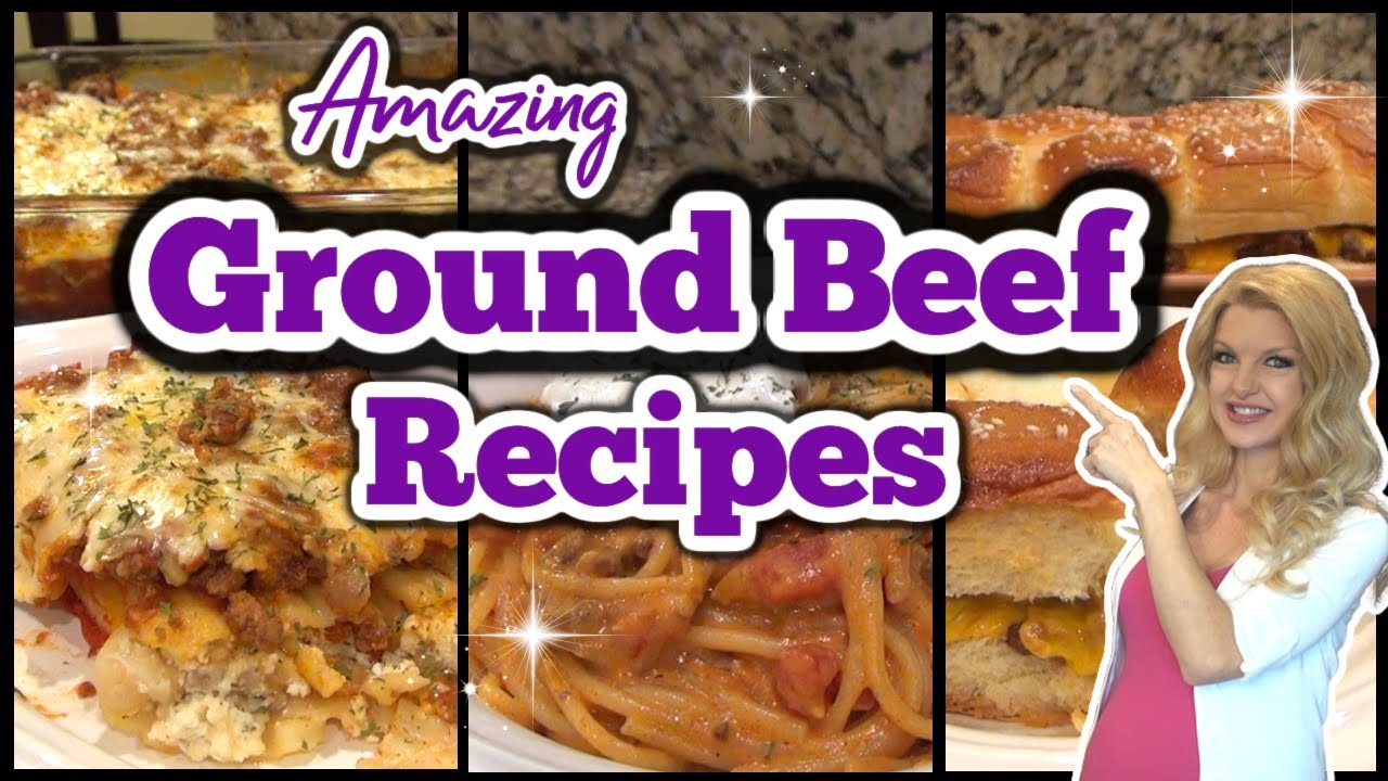 Amazing GROUND BEEF RECIPES that will Change Your Life! | Tasty Dinner Ideas Anyone that Can Make